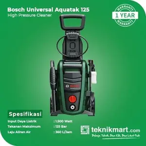 Bosch High Pressure Cleaner / Mesin Cuci 125Bar 1500W UNIV Aquatak 125