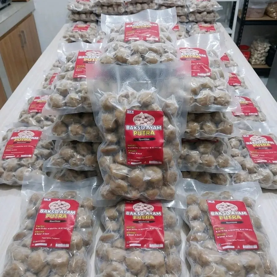 Bkso Ayam Putra / Isi 100 pcs / Ukuran Kecil dan besar / Bakso Ayam Homemade / Murah Merriah