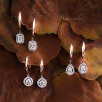 Gambar Anting Berlian Wanda - Ciara Dangle  - Earrings - Round 0.18 carat two tone dari Wanda House Of Jewels Kota Administrasi Jakarta Pusat 2 Tokopedia