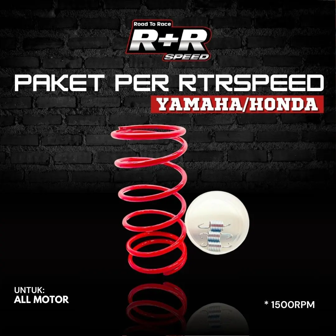 PER CVT SET PER GANDA RTRSPEED 1500RPM BEAT, GENIO, SCOOPY, VARIO, ADV, PCX, MIO, FINO, XRIDE, NMAX, LEXI, AEROX, VESPA