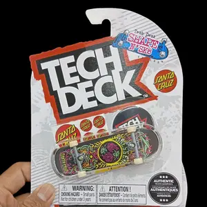 TECHDECK MAINAN FINGERBOARD SERI SANTACRUZ SHAPE N SK8