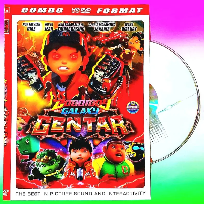 Kaset Video Film Kartun Anak - Film BoBoiBoy Galaxy Gentar Terbaru 0
