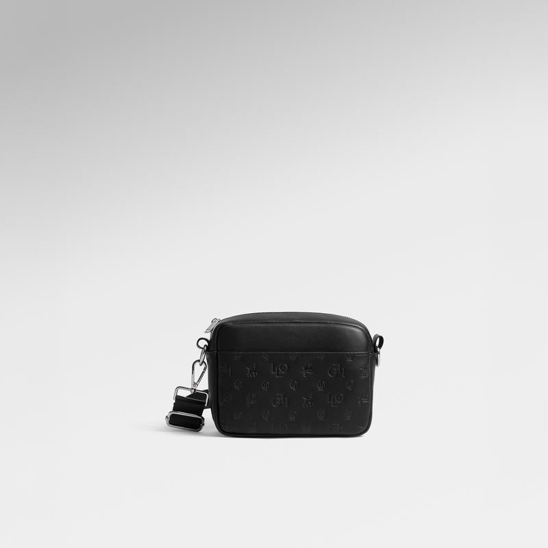 MEGA LIVE Túi Đeo Chéo Dáng Hộp Carlos Hoạ Tiết Monogram Thương Hiệu Leonardo