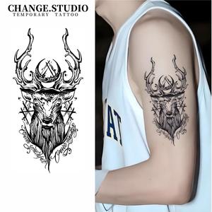Hình Xăm Tạm Thời, Hình Xăm Hươu, Không Thấm Nước, Không Lo Bị Ma Sát, Miếng Dán Hình Xăm, Kéo Dài Trong 15 Ngày