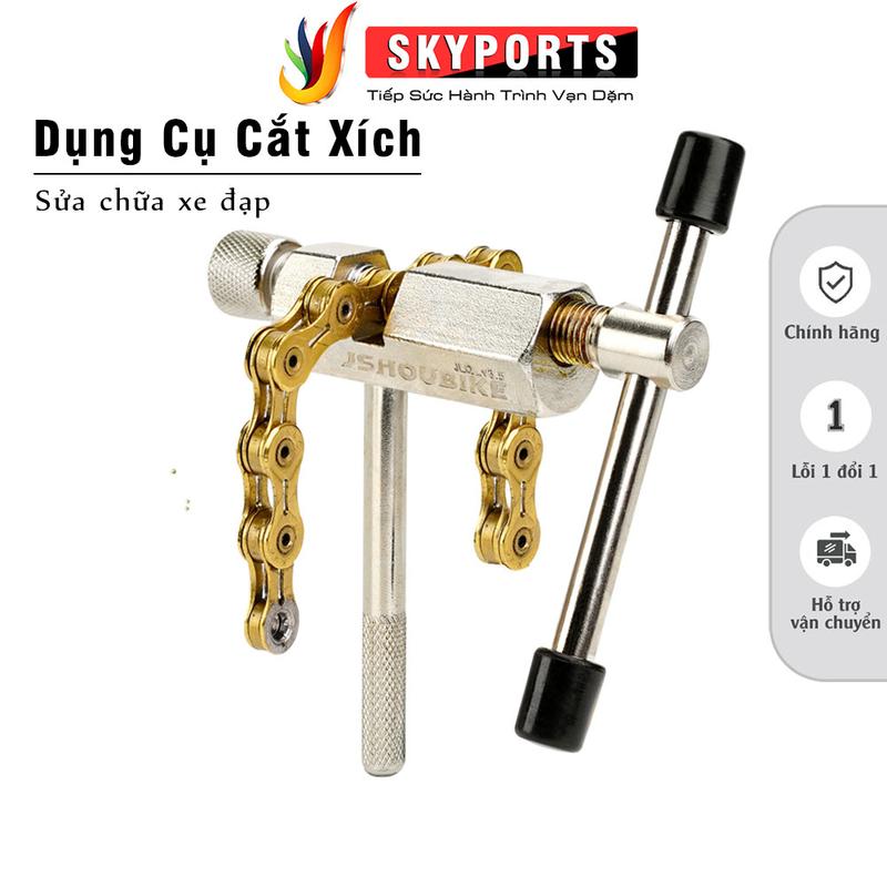  Dụng cụ cắt xích xe đạp leo núi xe đạp gấp dụng cụ tháo lắp và sửa chữa xích Sports 