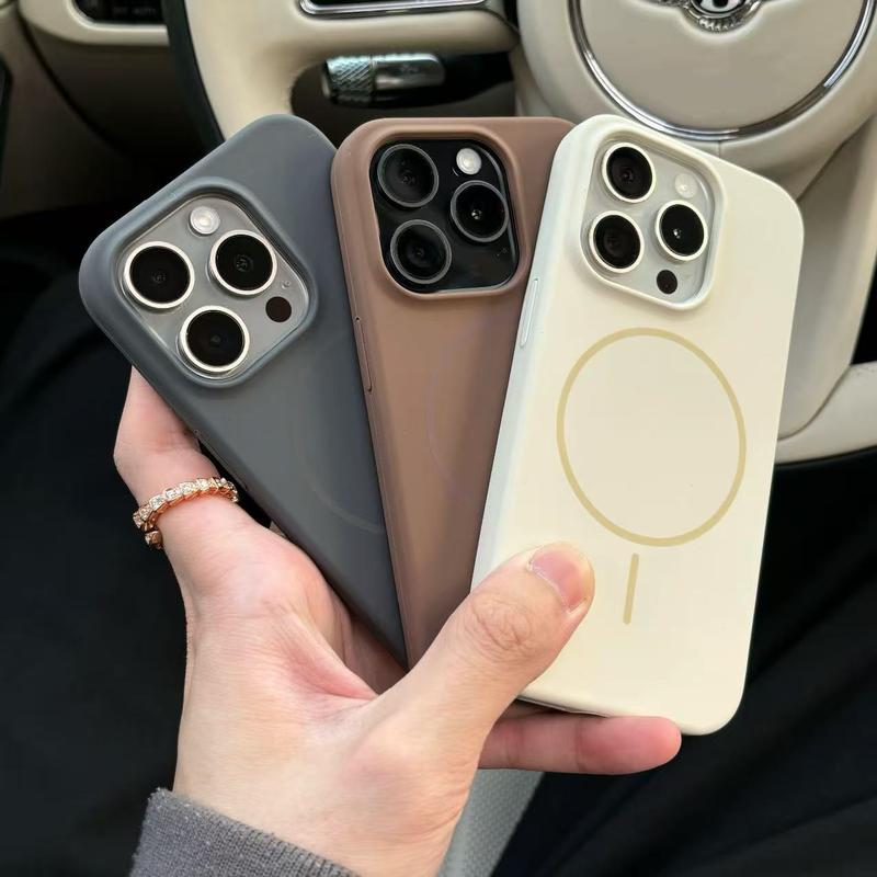 Ốp Điện Thoại Từ Tính, Nhẫn Mỏng, Thích Hợp Cho iPhone 17 Promax 16 / 16E 15 / 14 / 13 / 12 / 11, Ốp Lưng Chất Lượng Cao Bằng Vải Nỉ, Bán Chạy, kkx