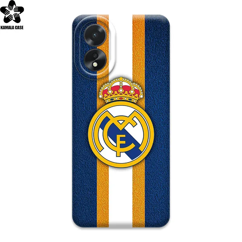 SOFTCASE PREMIUM MOTIF REAL MADRID FOR OPPO A18 A38 A58 4G & ALL TYPE OPPO - CASE PRO KAMERA - CASE TERBARU - CASE KEREN - KAMALA CASE 4