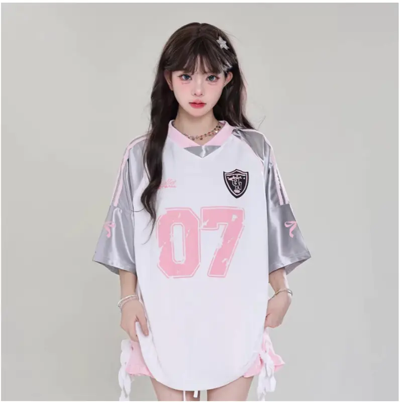 [SIZE XL ONLY] Atasan Wanita Pita Jersey Coquette 07 Nuritari - Bahan Adem Oversize - Baju, Polos Oblong 2