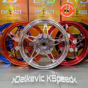 Velg Racing Palang Bintang Laut Delkevic DND K Speed / Kspeed 185 215 Ring 14 CNC Vario 110 CW 125 KZR LED 150 New Old 160 CBS Beat FI Karbu Deluxe Spacy Genio Pop Street Scoopy Mio M3 Fino J Sporty Smile Soul Original PNP