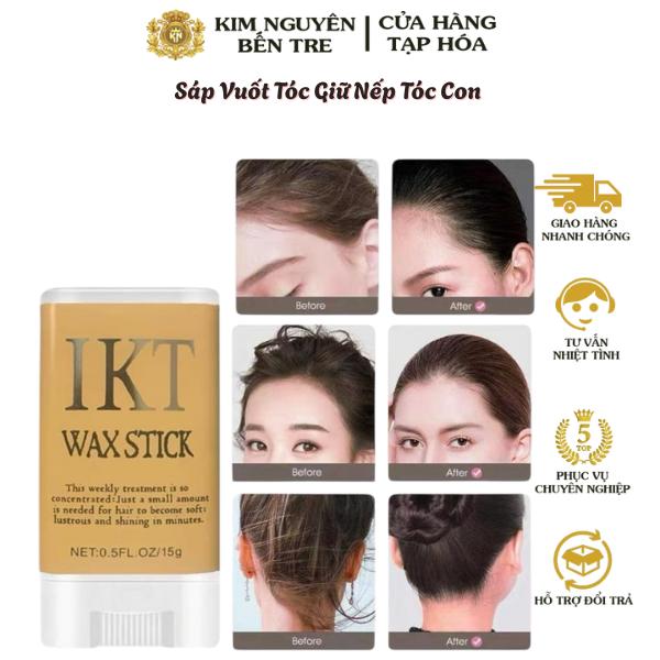 Sáp Vuốt Tóc Giữ Nếp Tóc Con ,Gel Tạo Kiểu Tóc IKT Wax Stick (15g) Women Nữ
