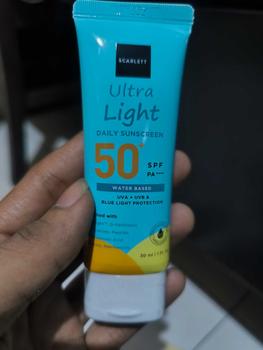 Product Review of scarlett ultra light daily sunscreen spf50 pa+++ 30ml from .**. 0