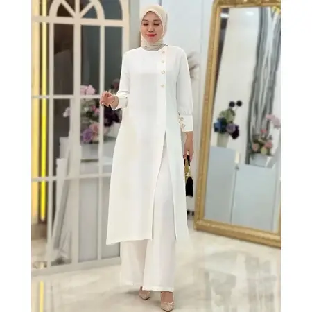 Setelan Jumbo Adeline Bahan Crincle Airflow Premium Set Wanita Terbaru 2025 0