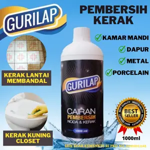 CAIRAN PEMBERSIH KERAK  GURILAP 1 LITER BERKUALITAS BUKAN PRODUK MURAHAN PRODUK 100% ORIGINAL BISA COD DIJAMIN AMANAH R6M0