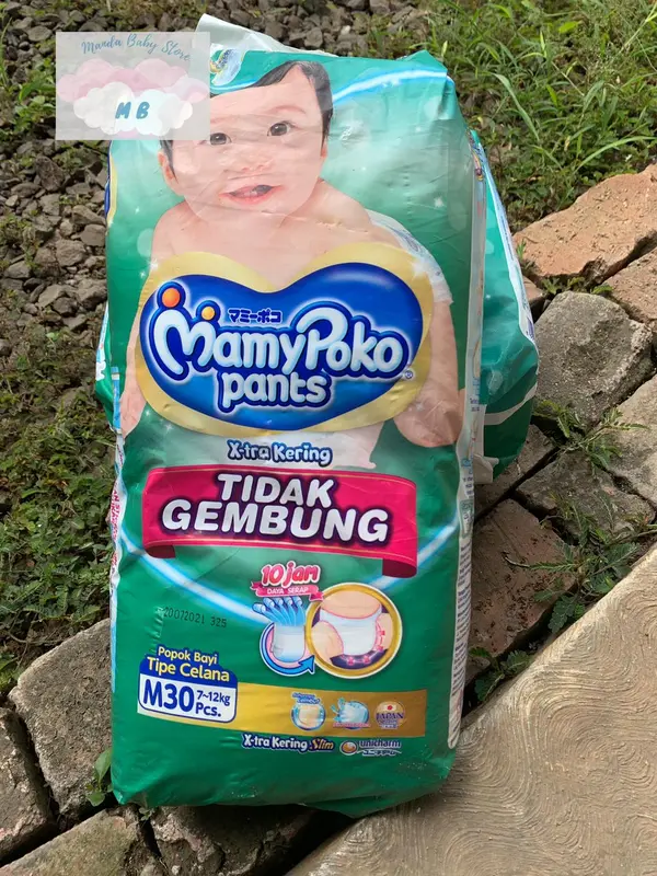 MamyPoko Pants X-tra Kering Slim / Tidak Gembung S, M, L, XL 2