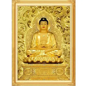 DIY Diamond Painting Full buddha emas Siddhattha Gotama religius 60x80 cm D161