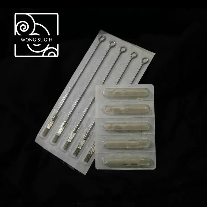 1 Papan Jarum Tato RM11 + F11 Dispotip - Hand Poke - Needle Tattoo Shading Coil & Rotary - Premium - Berkualitas - Steril - Blok - Blocking - Arsir  - Disposable Tips - Original