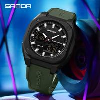 Gambar Jam Tangan Pria Digital Analog Sport SANDA 6268 - Hitam Hitam dari Sanda.idn Kota Administrasi Jakarta Barat 3 Tokopedia