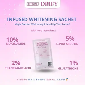 INFUSED WHITENING SACHET 10ml | Ekstra Niacinamide & Tranexamic Acid BPOM DRIFY
