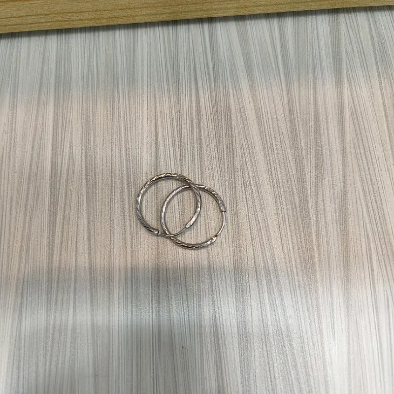 Anting Bulet Ukir (Silver 925) 0