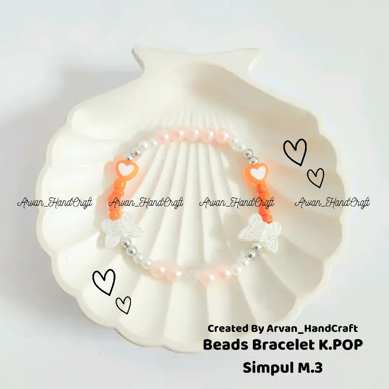 Beads Bracelet K-POP Model Simpul ( Part 1 ) Gelang 5