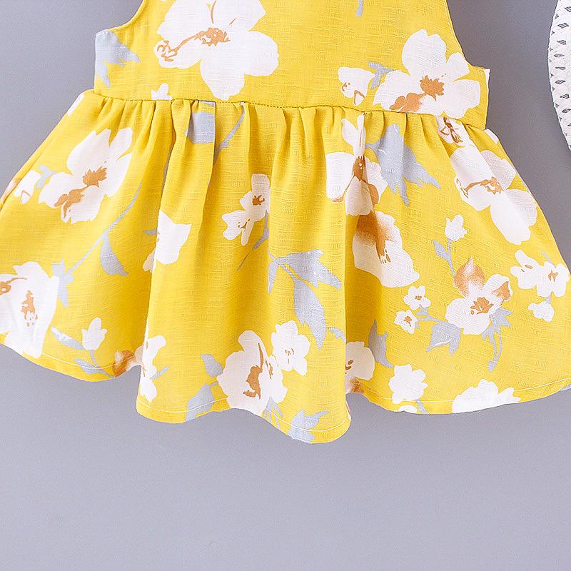Product Introduction of Váy Mùa Hè Cho Em Bé Gái, Bộ 2 Chiếc, Thiết Kế Hoa Ngọt Ngào Có Tay Áo, Quần Áo Trẻ Em, Thắt Nơ, Thích Hợp Cho Trẻ Mới Biết Đi 0 Đến 3 Tuổi 22