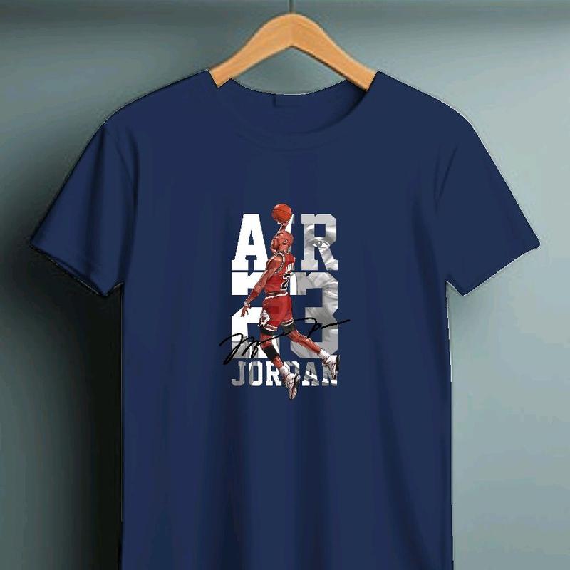 Kaos Cowok Lengan Pendek - Print Sablon DTF - GAMBAR AIR JORDANE - Oblong pria - Kaos Distro - Tshirt - Baju Atasan Digital Lembut Nyaman 5
