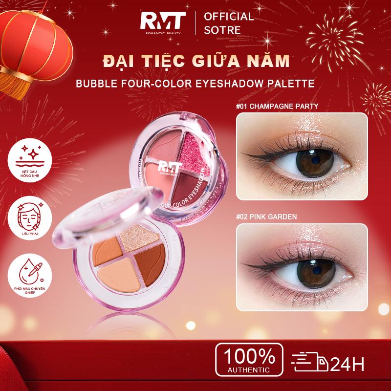  Romantic Beauty Bảng Phấn Mắt Bóng Bầu Dục 4 Màu  Làm Đẹp Lãng Mạn  Bảng Đa Năng Có Đường Viền Và ánh  Tất Cả Trong Một 