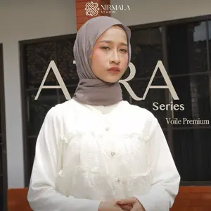 Nirmala Studio Arabian Voile Premium Azra Series Viscose Premium Pashmina Polos pashmina vischose pashmina bahan viscose