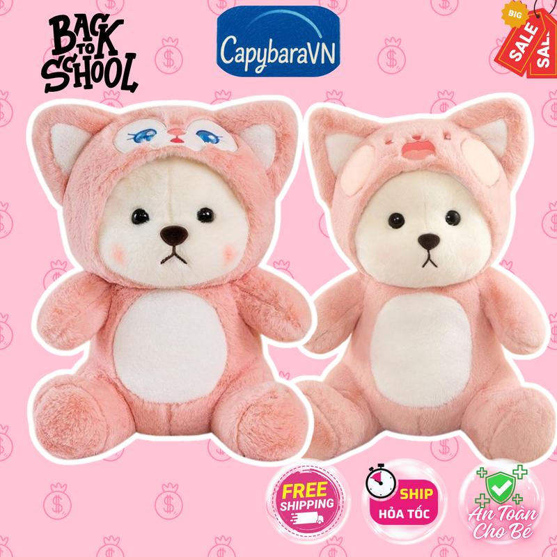  Gấu Bông Lena Cosplay Cáo và Mèo Dudu 30cm Siêu Đáng yêu Lông siêu hịn cao cấp Toy Thú Bông Thú Nhồi Bông Đồ Chơi  Phát Nhạc Voi 