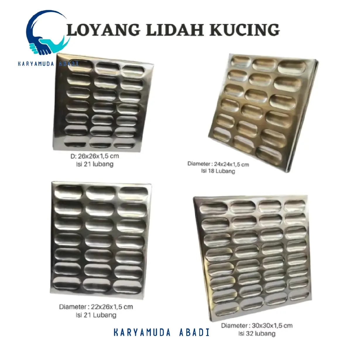 LOYANG LIDAH KUCING TEBAL SUPER PREMIUM/Anti karat