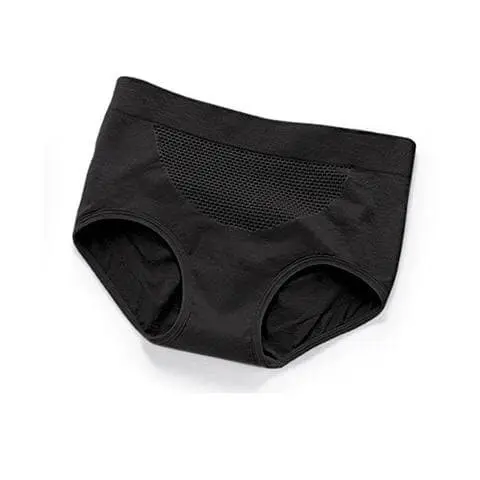 Celana Dalam Wanita Briefs Elastis Seamless Mid Waist Bahan Katun 5