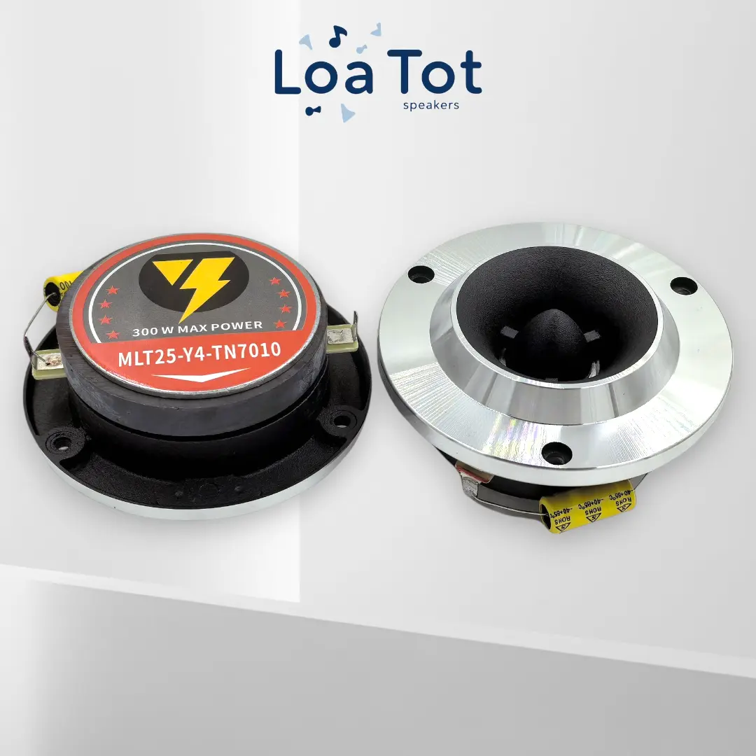 Loa tweeter 4 làm bằng hợp kim nhôm sáng loáng màng coil titan - giá 1 cái