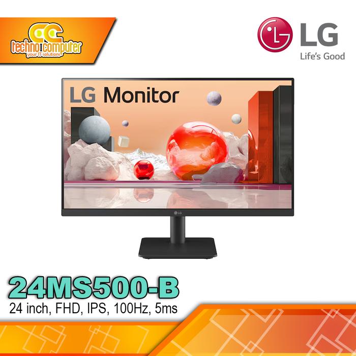 Gambar MONITOR LG 24MS500-B LED Monitor - 24 inch, FHD (1920 x 1080), IPS, 100Hz, 5ms dari Techno Computer Bali Kota Denpasar Tokopedia