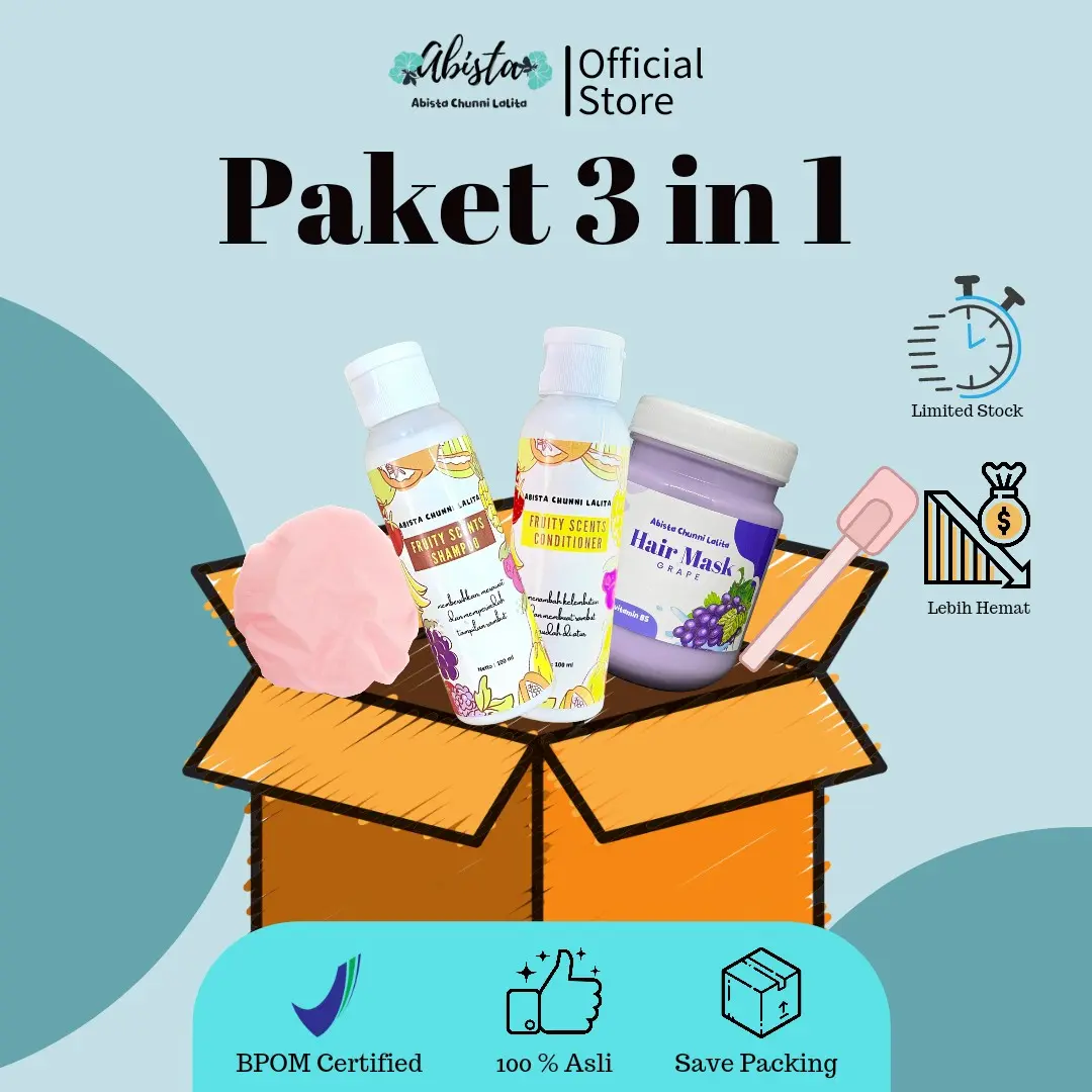 PAKET NYALON 3 IN 1 ABISTA CHUNNI LALITA