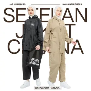 CRS Jas Hujan Raincoat Pria Wanita Terbaik Anti Rembes PVC Pakaian