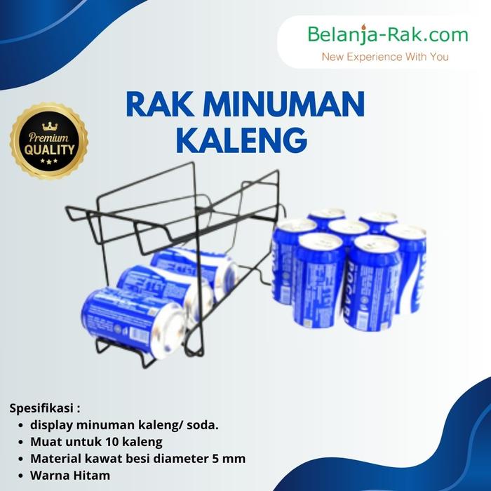 Gambar Rak Minuman Kaleng untuk Display Minuman Kaleng Can Holder dari belanjarak Kab. Sidoarjo Tokopedia