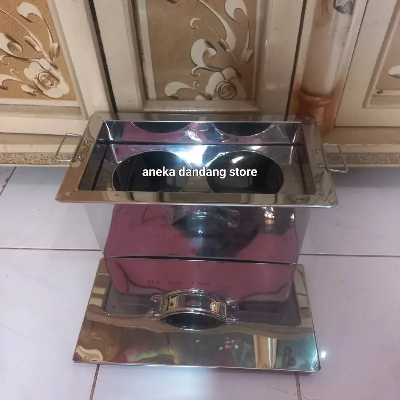 dandang mie ayam model terbaru lubang 2 polos Kitchenware 1