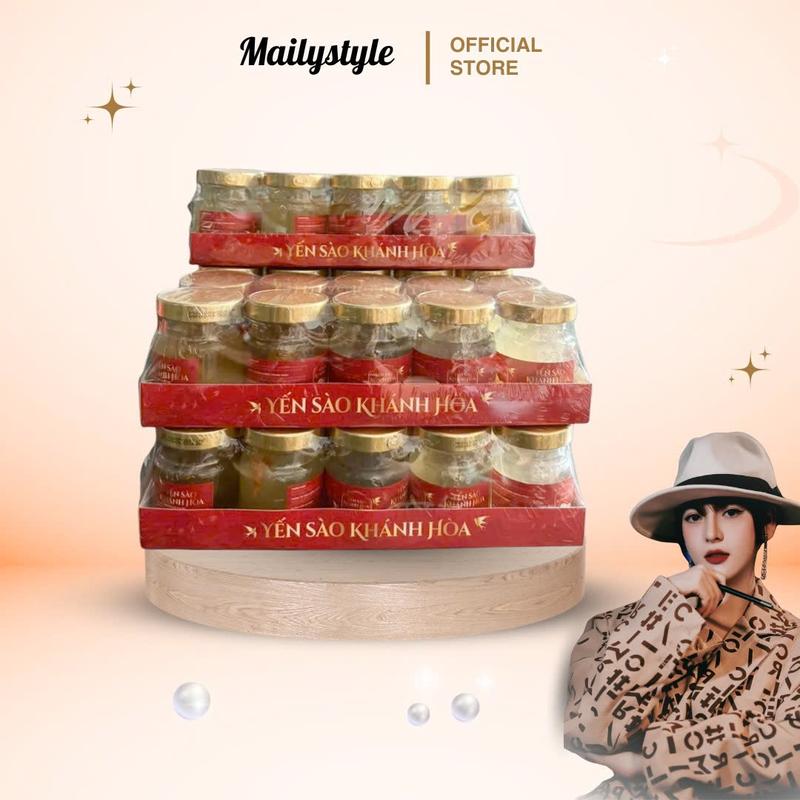  A157_ Yến Sào Khánh Hòa 10 Lọ X 70ML Gồm 10 Vị Khác Nhau 