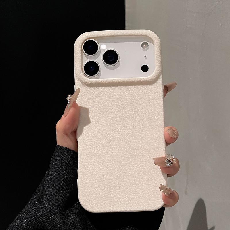 Mẫu da trơn phù hợp với Apple 17Air / 16promax Apple 14plus giá trị màu sắc cao 18promax vỏ chống rơi