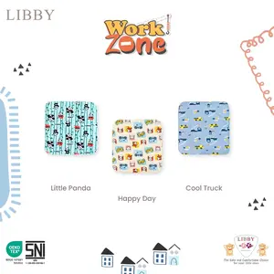 Libby & Miyo 3 Pcs Sapu tangan Bayi salur / Washlap Bayi Perlengkapan Newborn