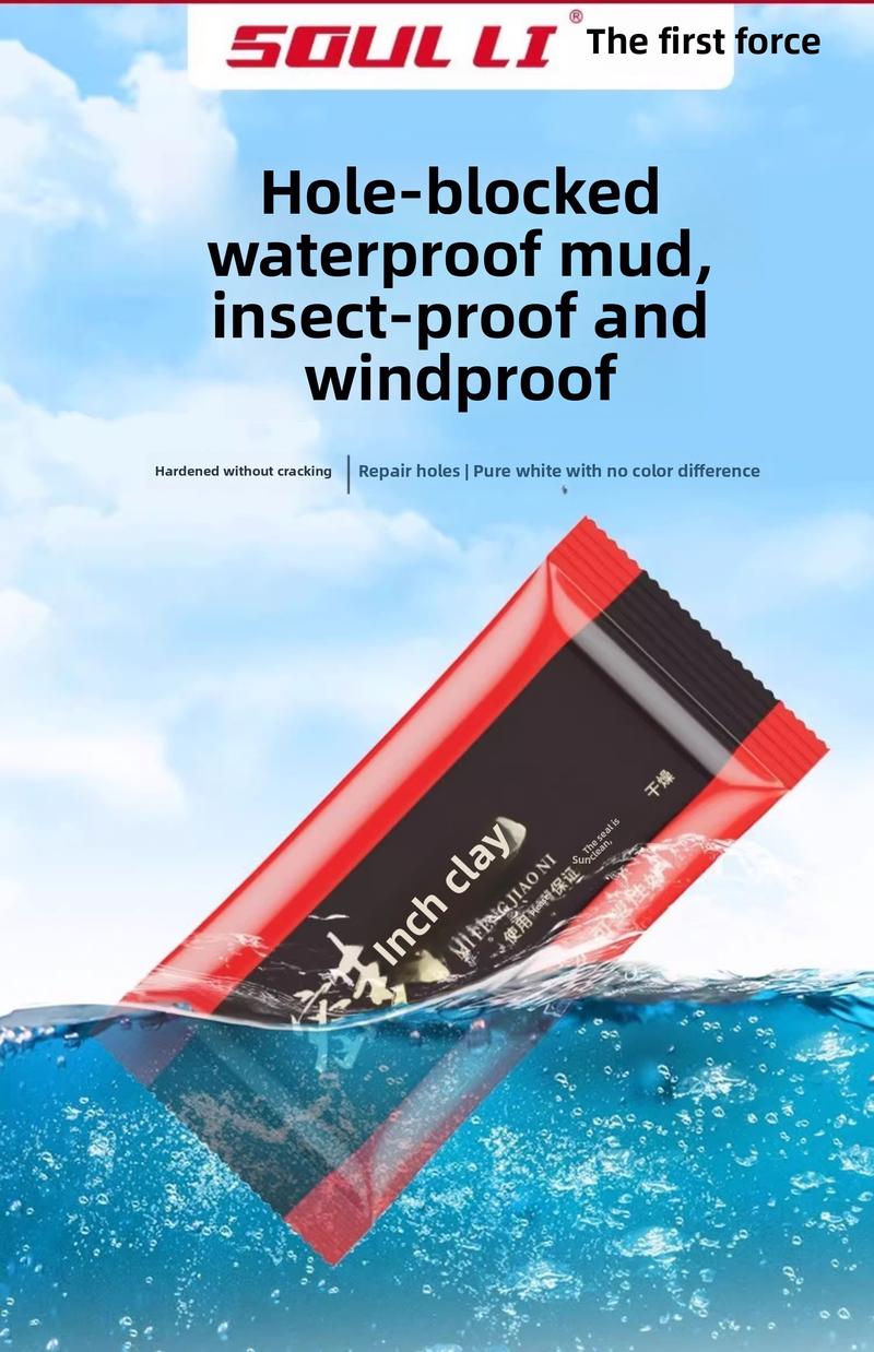 Product Introduction of Air conditioner hole sealing putty for waterproofing, household filler for water pipes, toilets, rodent prevention, leak sealing, fireproof clay for wall hole repair 4