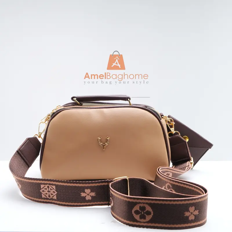 Tas ANJANI Slingbag Wanita Mewah 2 Ruang Multifungsi Terbaru Amelbaghome Tali Anti Pegal 5