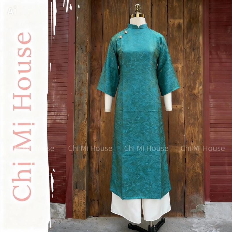 [HÀNG SẴN + MÀU QUẦN] ÁO DÀI NHA XÁ TAG ĐÁ | BigBuy360 - bigbuy360.vn