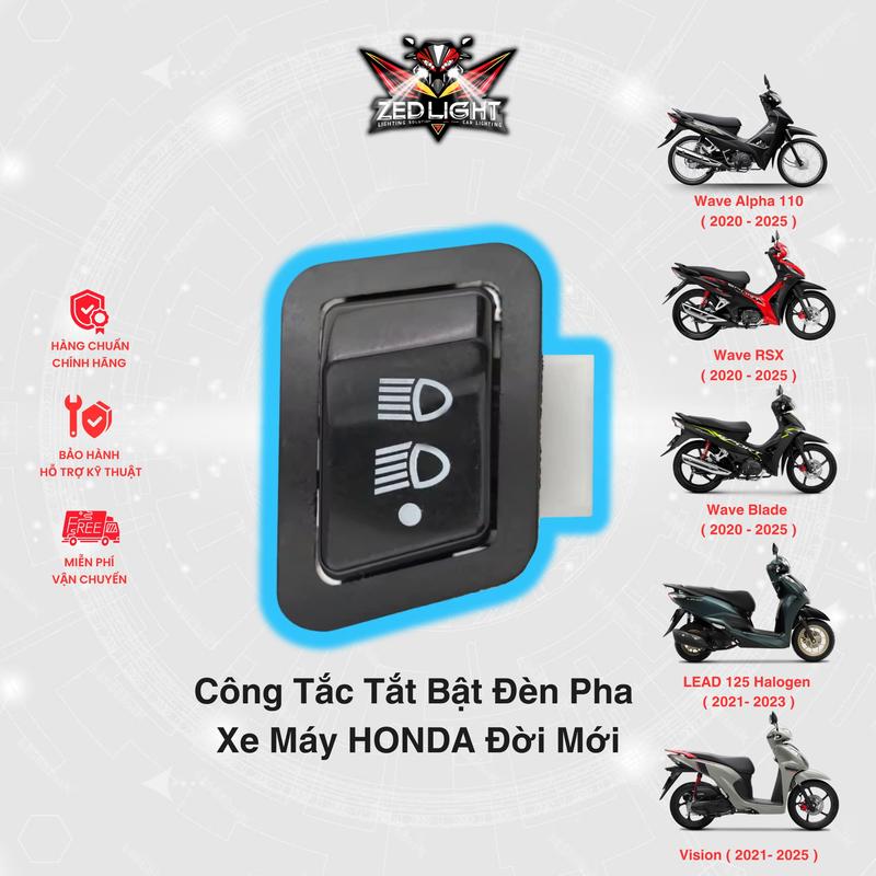Công Tắc Tắt Đèn Dòng Xe Wave Alpha 2021 ,RSX , Blade , Vision , LEAD Phụ Kiện…