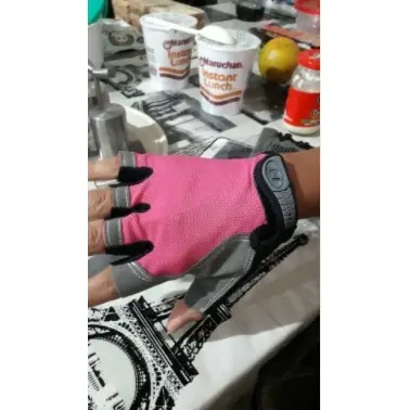 Original Cycling Gloves Bicycle Gloves Bike Gloves Anti Slip Shock Breathable Half Finger Short 7