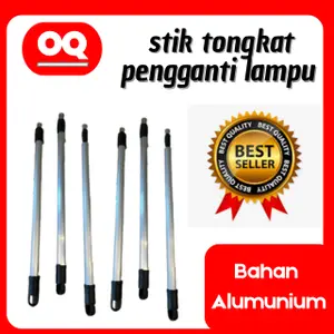 (TONGKAT SAJA) tongkat pengganti lampu ukuran 1.75 meter bahan aluminium