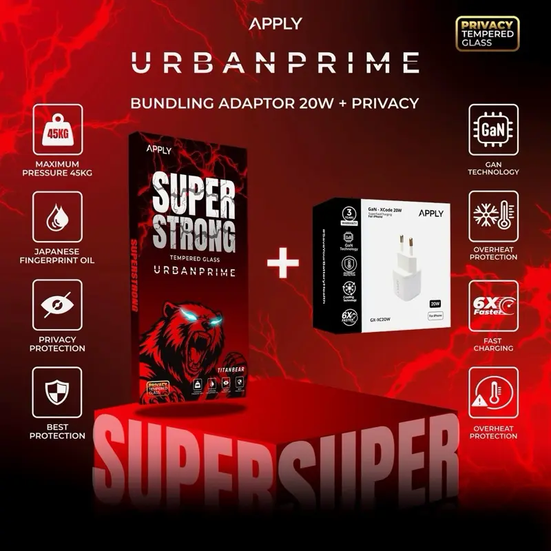 Bundling Adaptor 20w + Privacy