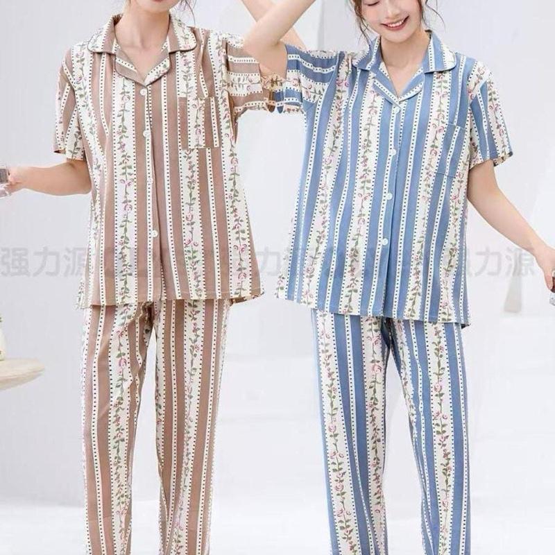 PIYAMA CP (Kode B) PREMIUM BAHAN KATUN PREMIUM | Setelan Piyama Celana Panjang Wanita | Piyama Motif lucu 0