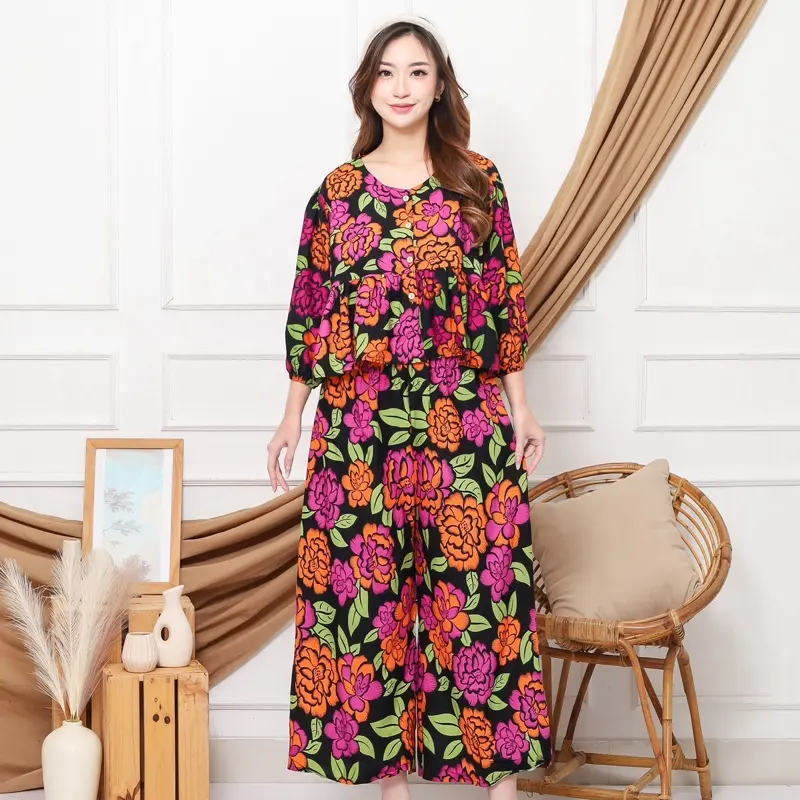 MIMI X TIRTAKENCANA Atalia Set Motif Aneka Mawar