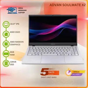 ADVAN SOULMATE X2 AMD 3020 8GB 128GB W11 14.0 IPS